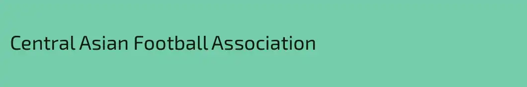 Central Asian Football Association 